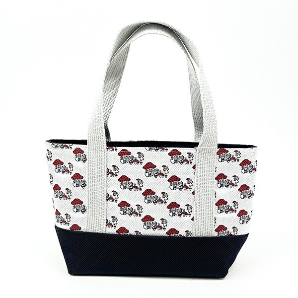 内藤ルネ ルネパンダ ミニトートバッグ (ホワイト) ランチ 日本製