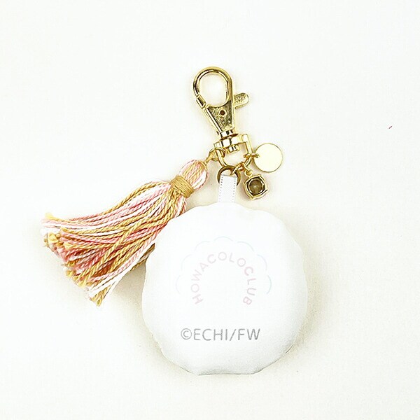 ほわころくらぶ ふわふわクッションとタッセルのバッグチャーム ハート ほわころちゃん ピンク