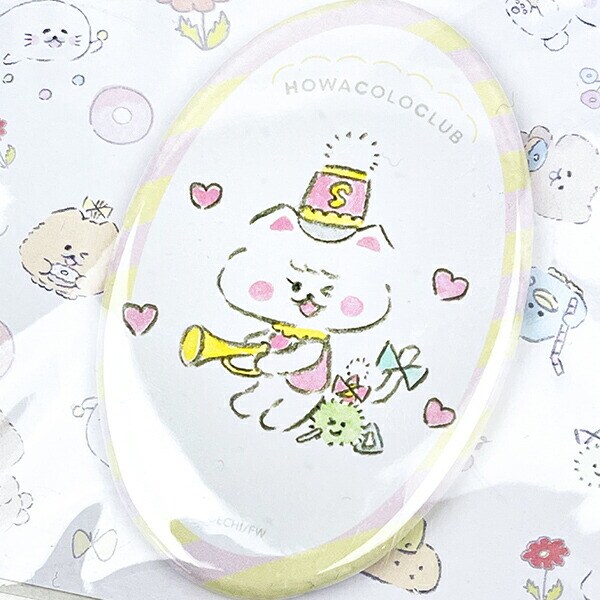 ほわころくらぶ マグネット しろころんちゃん ホワイト インテリア