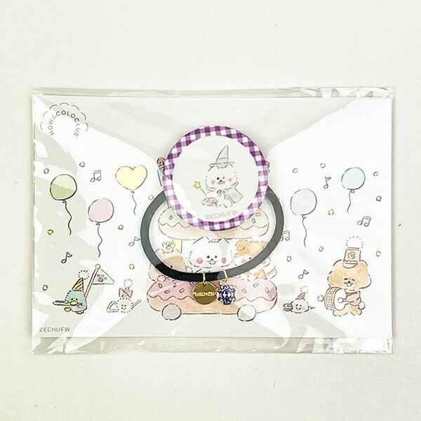 ほわころくらぶ ヘアポニー ほわころちゃん 魔女 パープル ヘアゴム アクセサリー