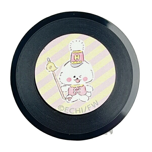 ほわころくらぶ レコード缶バッジ(スタンド付き) イエロー