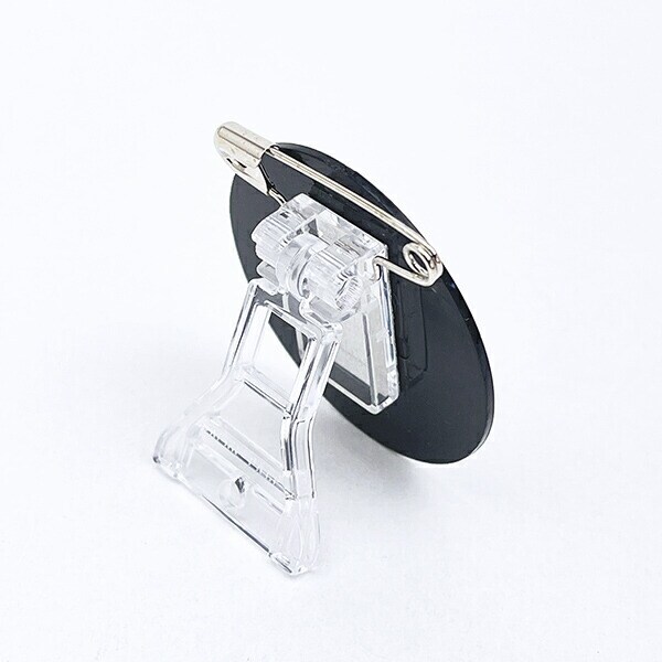 ほわころくらぶ レコード缶バッジ(スタンド付き) イエロー