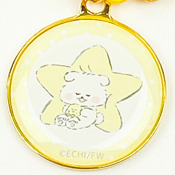 ほわころくらぶ ミサンガ＆チャーム UTOUTOCLUB ほわころちゃん アクセサリー イエロー