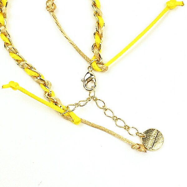 ほわころくらぶ ミサンガ＆チャーム UTOUTOCLUB ほわころちゃん アクセサリー イエロー