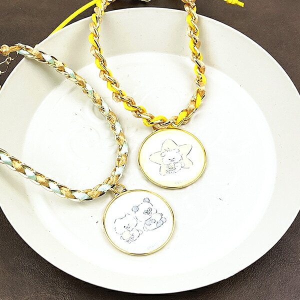 ほわころくらぶ ミサンガ＆チャーム UTOUTOCLUB ほわころちゃん アクセサリー イエロー