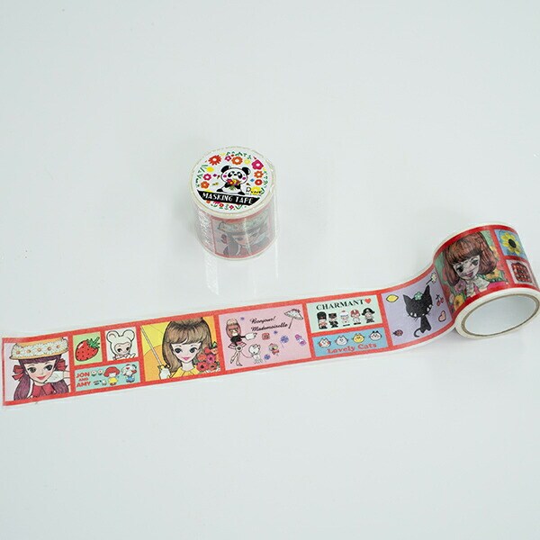 内藤ルネ アソート マスキングテープ (3cm) 文具