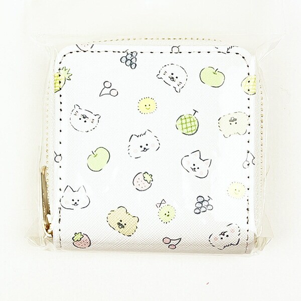 ほわころくらぶ ミニウォレット ホワイト 財布 ミニ財布