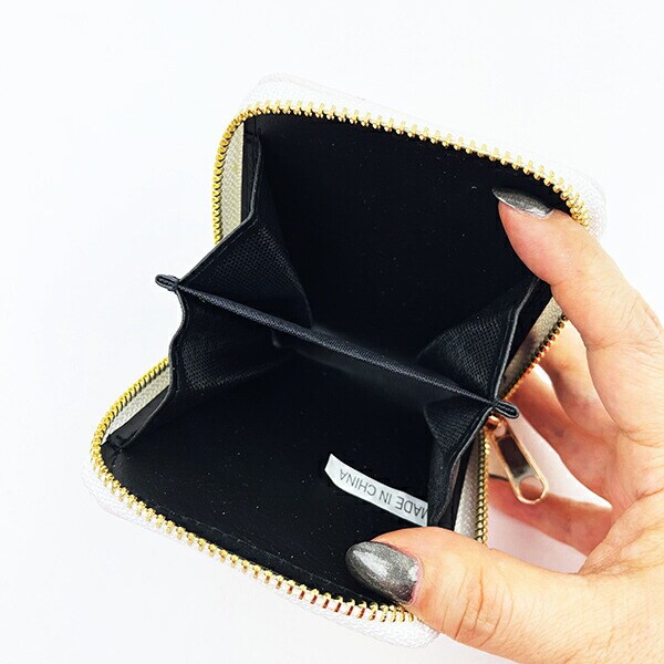 ほわころくらぶ ミニウォレット ホワイト 財布 ミニ財布