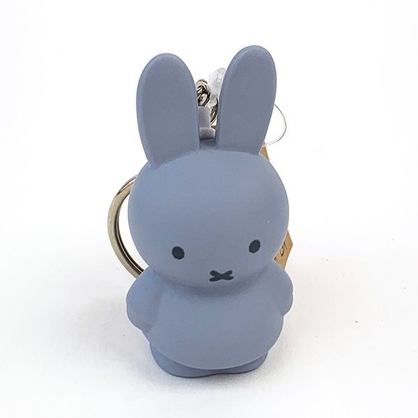 ミッフィー miffy キーチェーン キーホルダー シルバーブルー マスコット