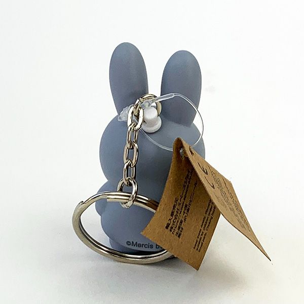 ミッフィー miffy キーチェーン キーホルダー シルバーブルー マスコット