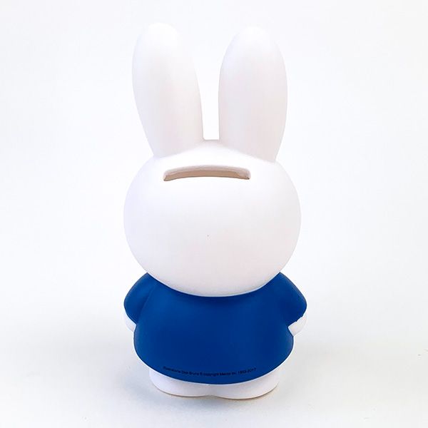 ミッフィー miffy マネーバンク マネーボックス ブルー 貯金箱 Sサイズ