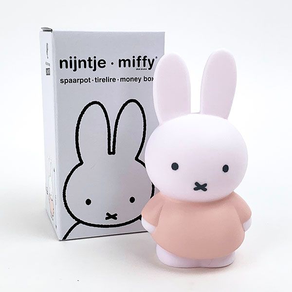 ミッフィー miffy  マネーバンク Sサイズ パウダーピンク 貯金箱 　 　 　