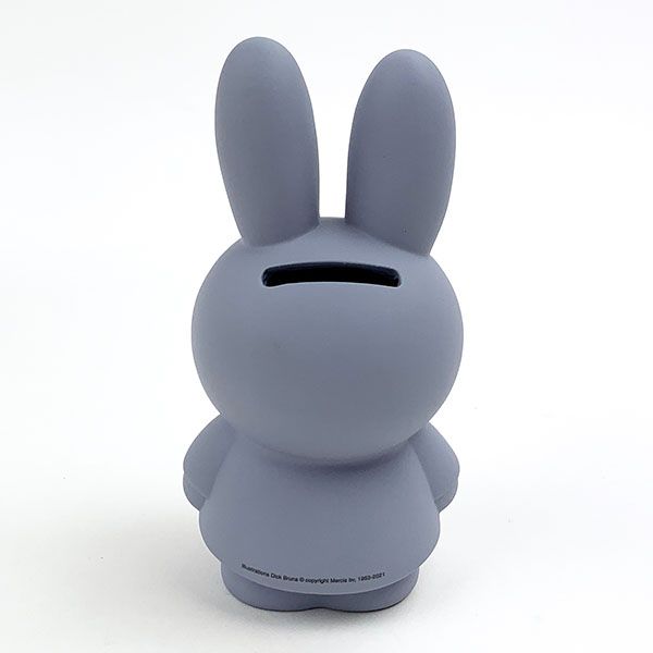 ミッフィー miffy  マネーバンク Sサイズ シルバーブルー 貯金箱 　 　 　