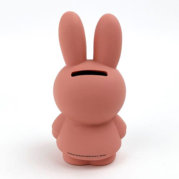 ミッフィー miffy  マネーバンク Sサイズ スモーキーピンク 貯金箱 　 　 　