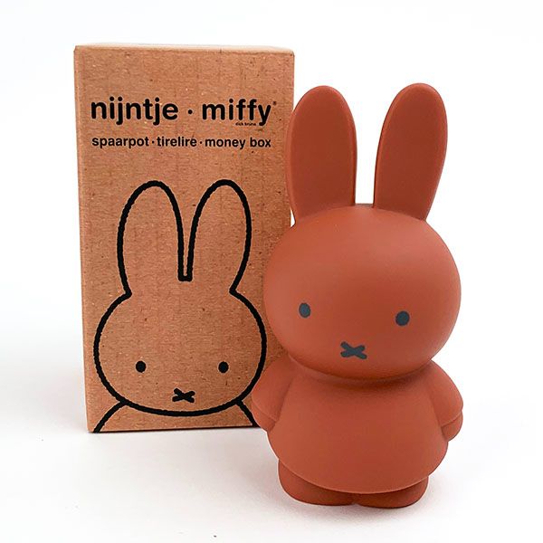 ミッフィー miffy  マネーバンク Sサイズ テラコッタ 貯金箱 　 　 　