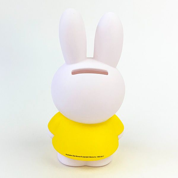 ミッフィー miffy マネーバンク マネーボックス イエロー 貯金箱 Sサイズ