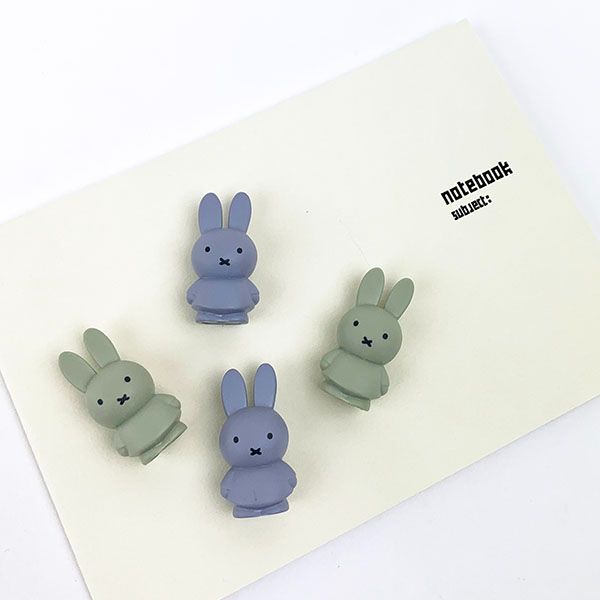 ミッフィー miffy  マグネット シルバーブルー/ユーカリプタス マグネット 　 　 　