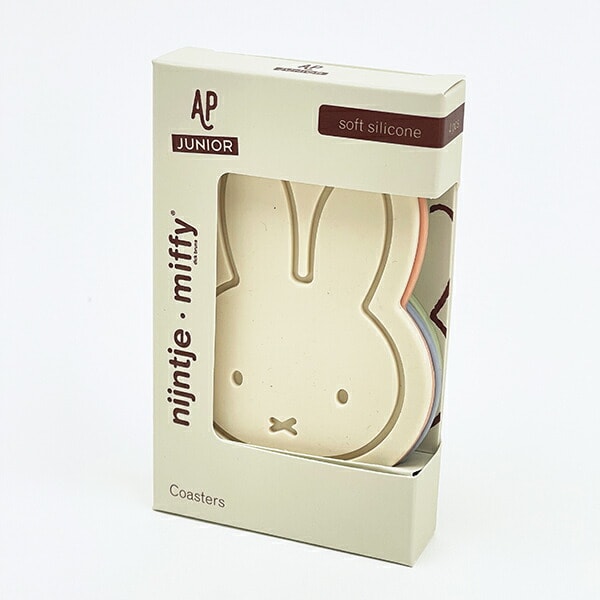 ミッフィー miffy コースター 4枚セット ウォーム