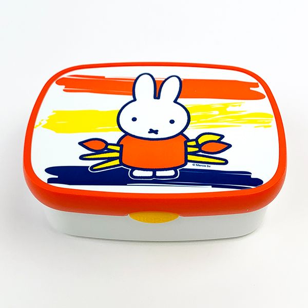 ミッフィー  クリエイティブ キャンパス ランチボックス m お弁当箱 ランチ 学校 オレンジ