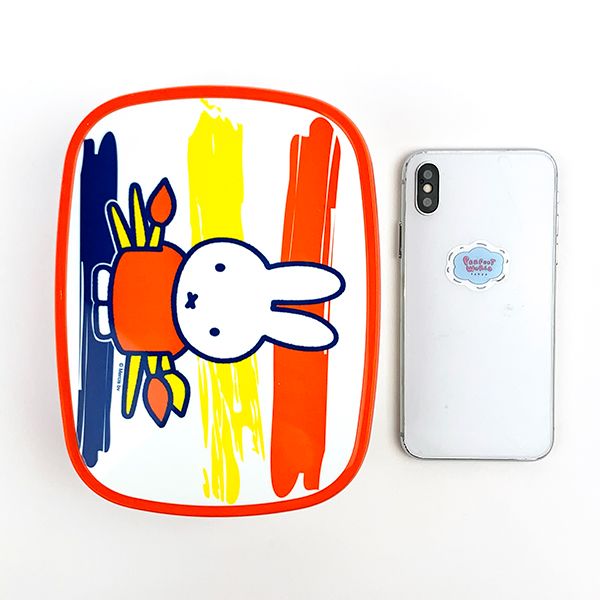 ミッフィー  クリエイティブ キャンパス ランチボックス m お弁当箱 ランチ 学校 オレンジ