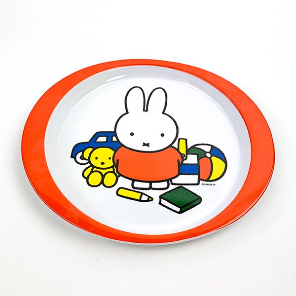 ミッフィー 5ピース チルドレンセット プレイ オレンジ ベビー キッズ フォーク スプーンボウル プレート コップ