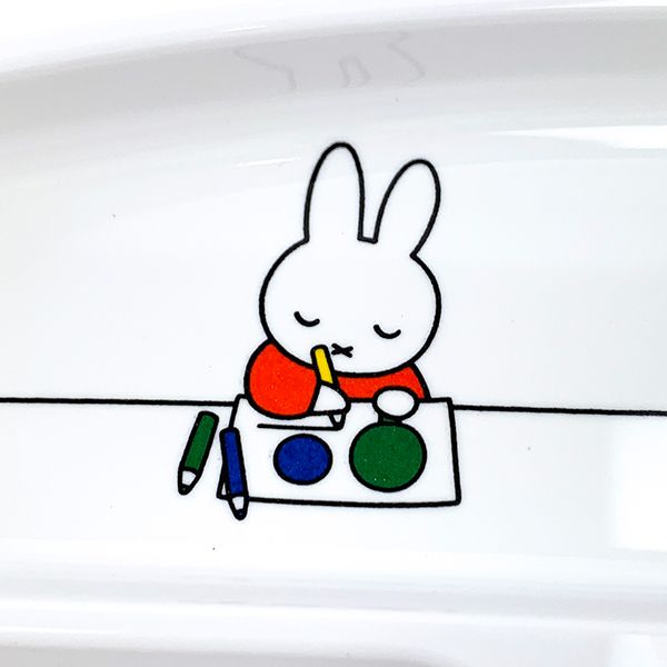 ミッフィー  おともだち シリーズ ミッフィーとおともだち 角皿 プレート ベビー ランチ