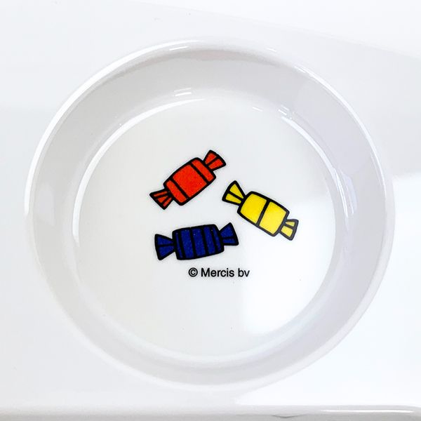 ミッフィー  おともだち シリーズ ミッフィーとおともだち 角皿 プレート ベビー ランチ