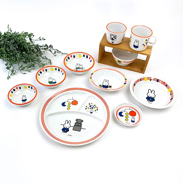 ミッフィー  びじゅつかん シリーズ ミッフィーとびじゅつかん 小皿 醤油皿 ベビー ランチ