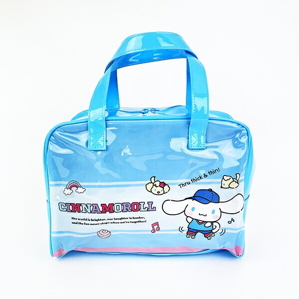 サンリオ シナモロール ビニールボストンバッグ キッズ スクール Sanrio