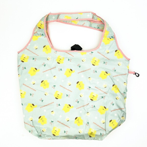 サンリオ ポムポムプリン 保冷保温エコバッグ かばん お買い物 グリーン