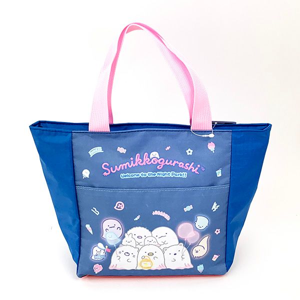 すみっコぐらし 保冷クーラートート トートバッグ お弁当 ランチ キッチン ネイビー