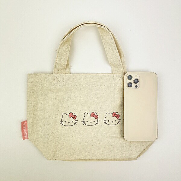 サンリオ ハローキティ  帆布ミニトートバッグ Sanrio