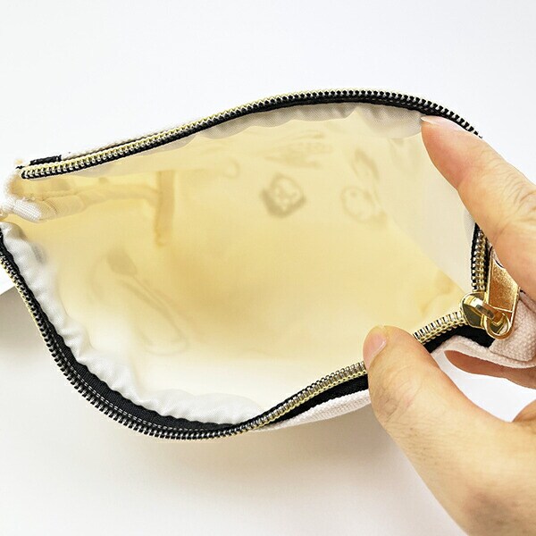 スヌーピー 帆布 船形ポーチ フェイス SNOOPY 小物入れ