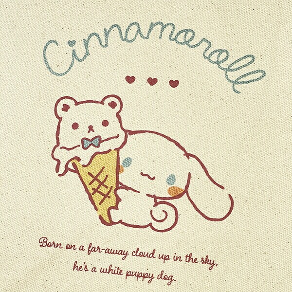 サンリオ シナモロール 帆布トートバッグ シナモン Sanrio