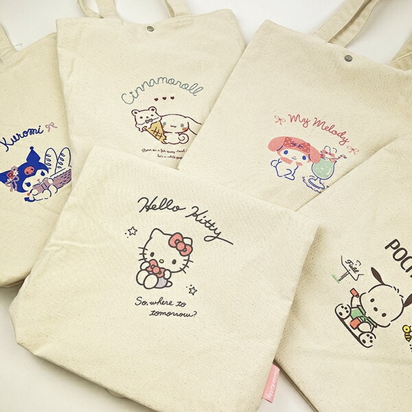 サンリオ シナモロール 帆布トートバッグ シナモン Sanrio