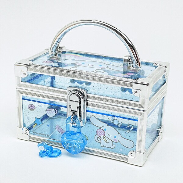 サンリオ シナモロール 鍵付きミニバニティケース 小物入れ シナモン Sanrio