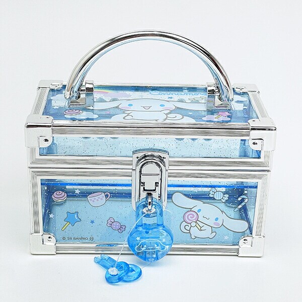 サンリオ シナモロール 鍵付きミニバニティケース 小物入れ シナモン Sanrio