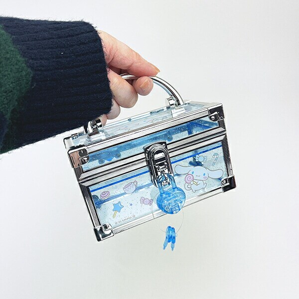 サンリオ シナモロール 鍵付きミニバニティケース 小物入れ シナモン Sanrio