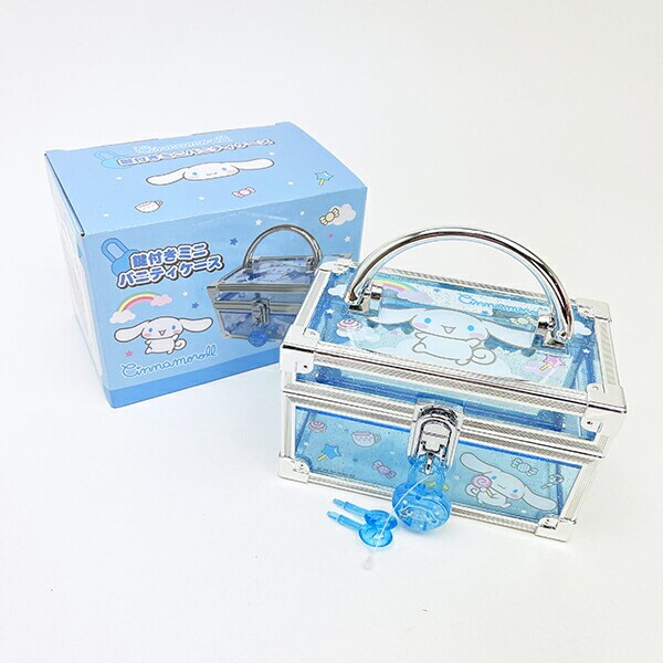 サンリオ シナモロール 鍵付きミニバニティケース 小物入れ シナモン Sanrio