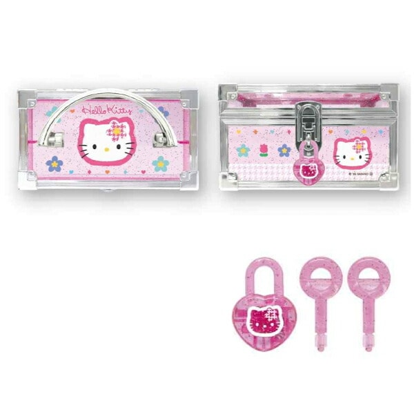 サンリオ ハローキティ 鍵付きミニバニティケース カオハナ 平成レトロ Sanrio