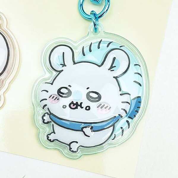 ちいかわ ちいかわ モモンガ ぷっくりったいペアキーホルダー
