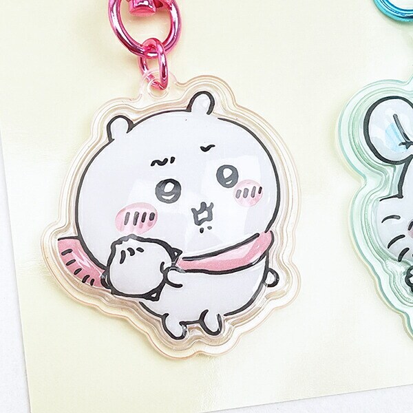 ちいかわ ちいかわ モモンガ ぷっくりったいペアキーホルダー