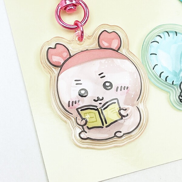 ちいかわ 古本屋×モモンガ ぷっくりったいペアーキーホルダー