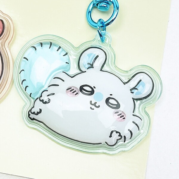 ちいかわ 古本屋×モモンガ ぷっくりったいペアーキーホルダー