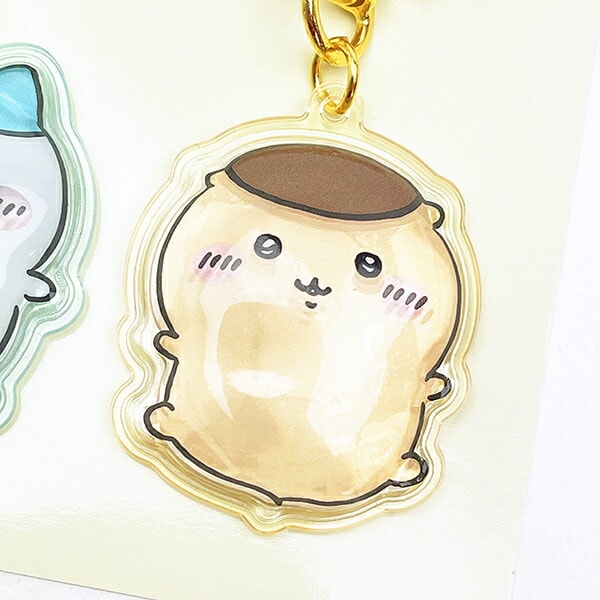 ちいかわ ハチワレ×くりまんじゅう ぷっくりったいペアーキーホルダー
