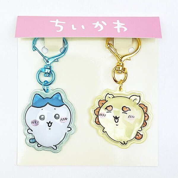 ちいかわ ハチワレ×シーサー ぷっくりったいペアーキーホルダー