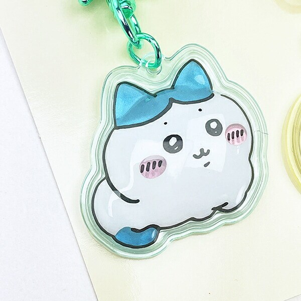 ちいかわ ハチワレ×うさぎ ぷっくりったいペアーキーホルダー