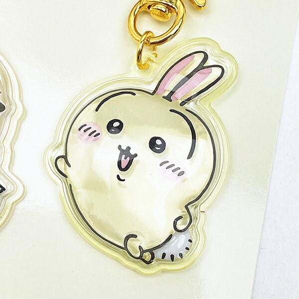 ちいかわ ラッコ×うさぎ ぷっくりったいペアーキーホルダー