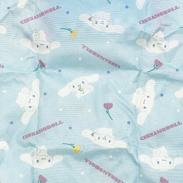 サンリオ シナモロール ポケット付きエコバッグ かばん お買い物 ミント