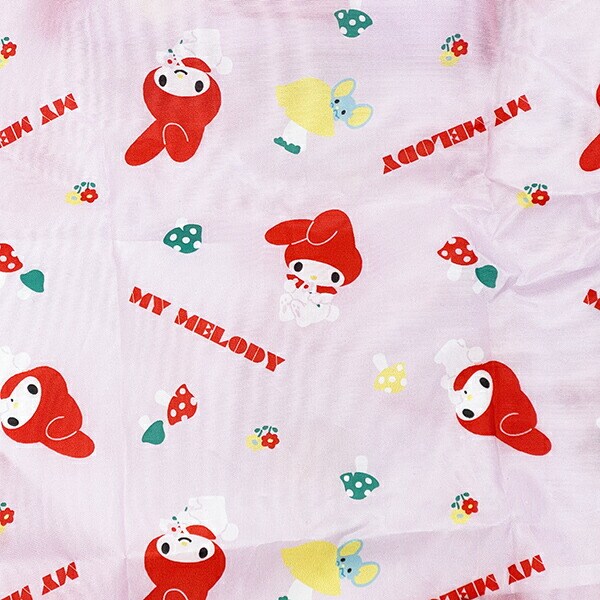 サンリオ マイメロディ ポケット付きエコバッグ かばん お買い物 ピンク